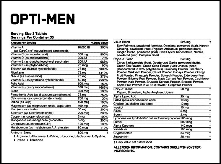 Opti-Men 240